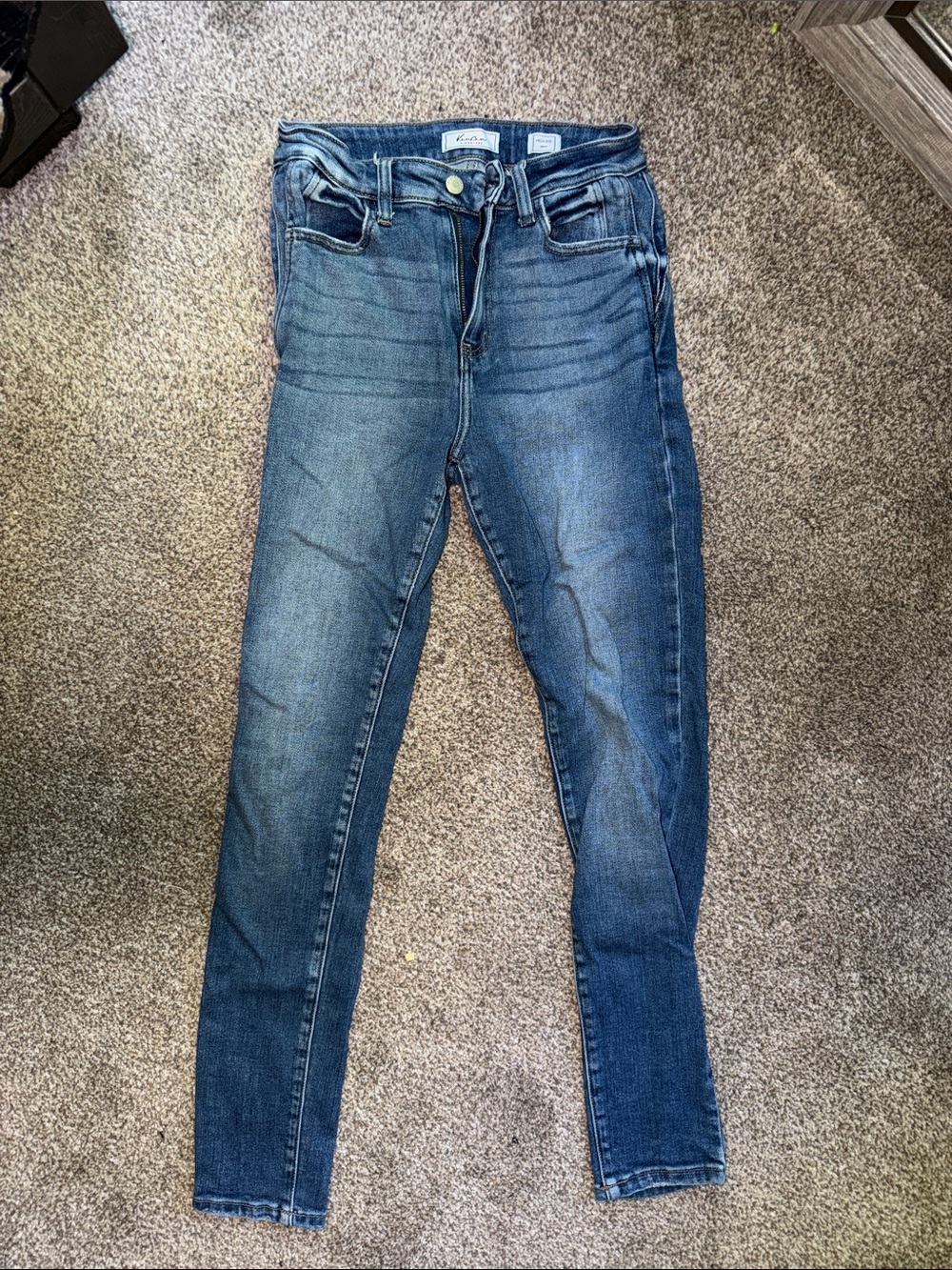 Women’s KanCan Dark/Medium Blue Slim Fit Skinny Jeans